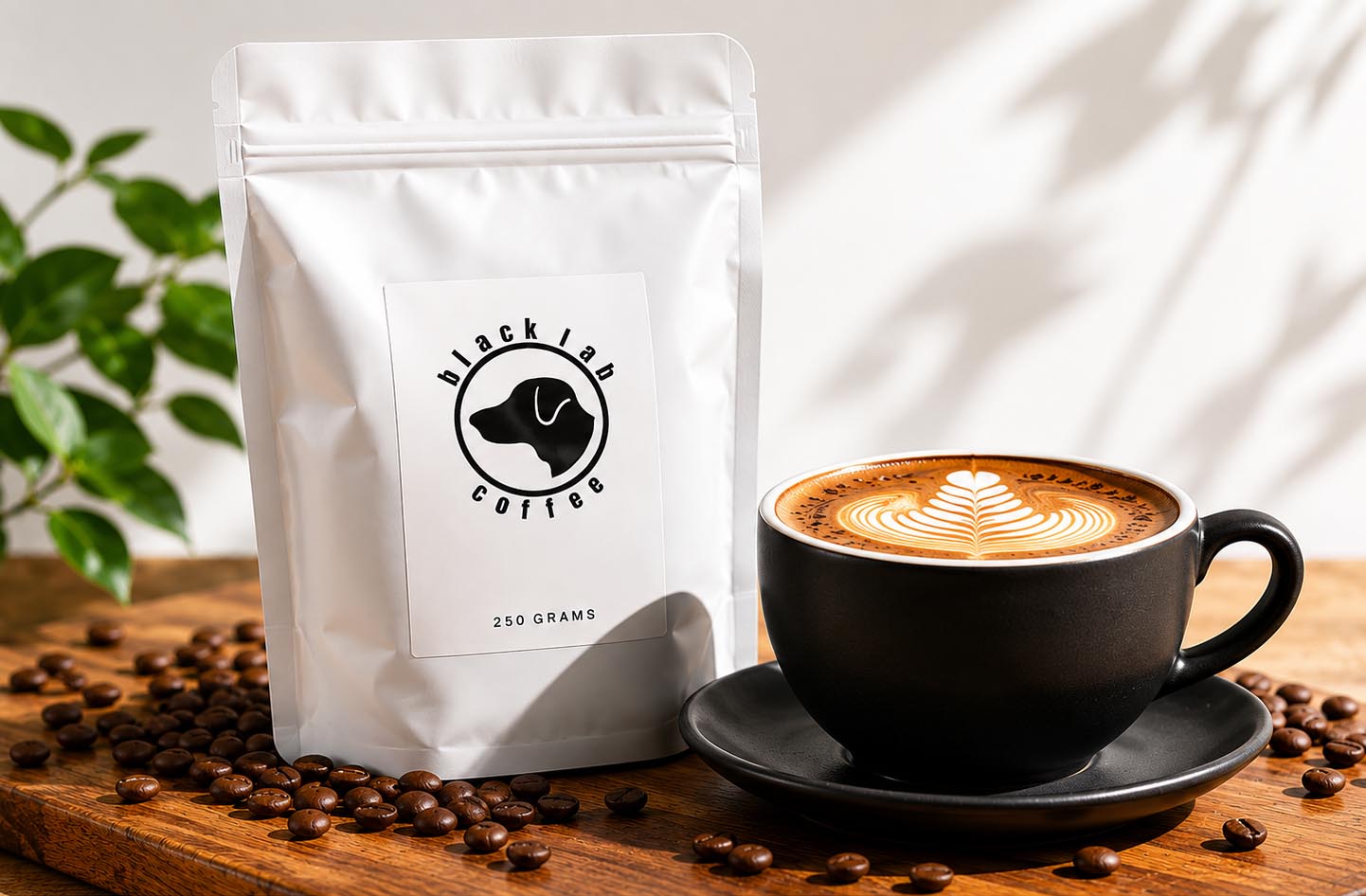 Coffee bag with coffee
